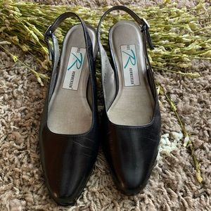 Ros Hommerson slingback sandal - black leather